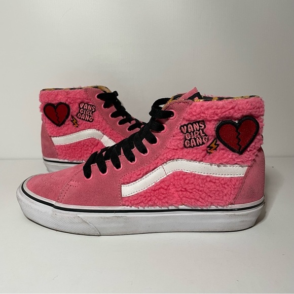 Vans SK8-Hi (Sherpa) Pink Lemonade Women 8.5 - Picture 4 of 9